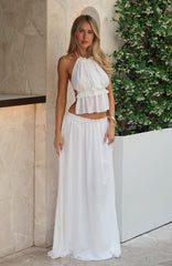 Pure Magic Maxi Skirt White