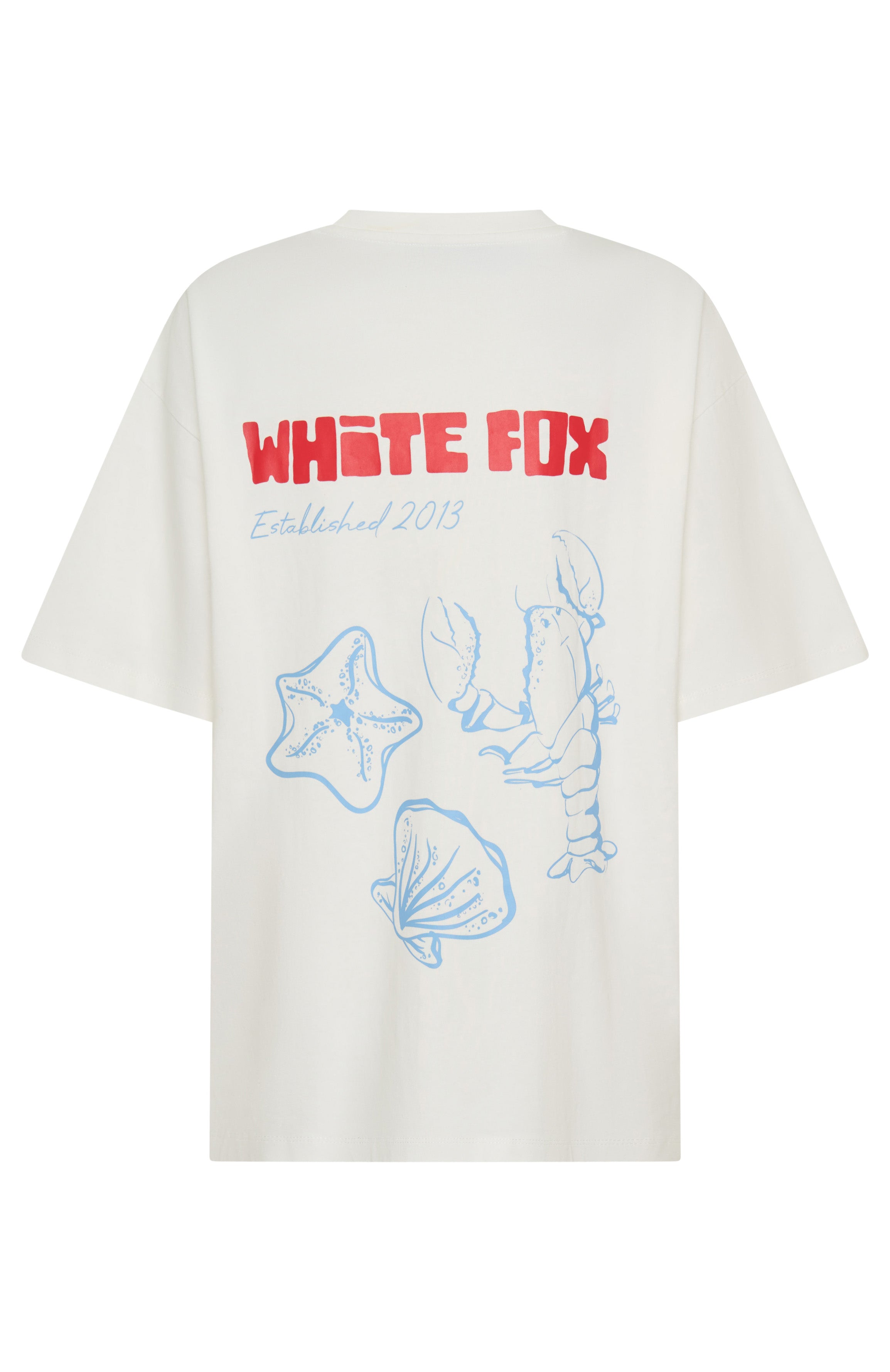 Tropic Dreams Oversized Tee White